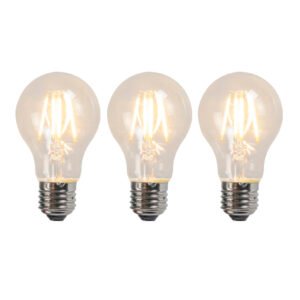 Sada 3 vlákien A60 LED žiarovky 4W 2700K 320lm