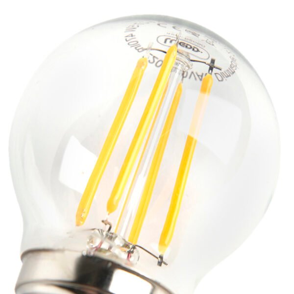 Sada 5 stmievateľných guľkových žiaroviek LED vlákien E27 5W 470lm 2700K - Image 2