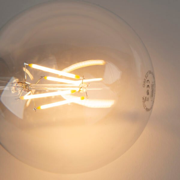 Sada 5 stmievateľných žiaroviek LED E27 G95 5W 470 lm 2700K - Image 2