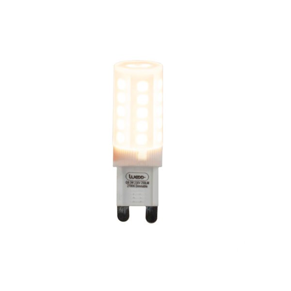 Sada 5 stmievateľných LED žiaroviek G9 3W 280 lm 2700K - Image 2