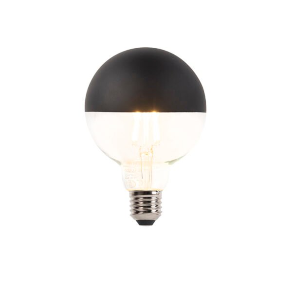 Sada 5 stmievateľných LED vláknových žiaroviek E27 G95 čiernych 550 lm 2700 K - Image 2