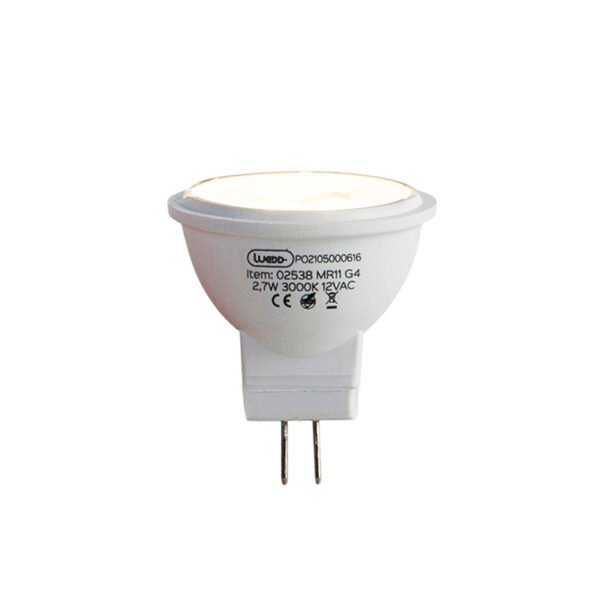 Sada 5 LED žiaroviek G4 MR11 2,7 W 210 lm 3000 K 12 V - Image 2
