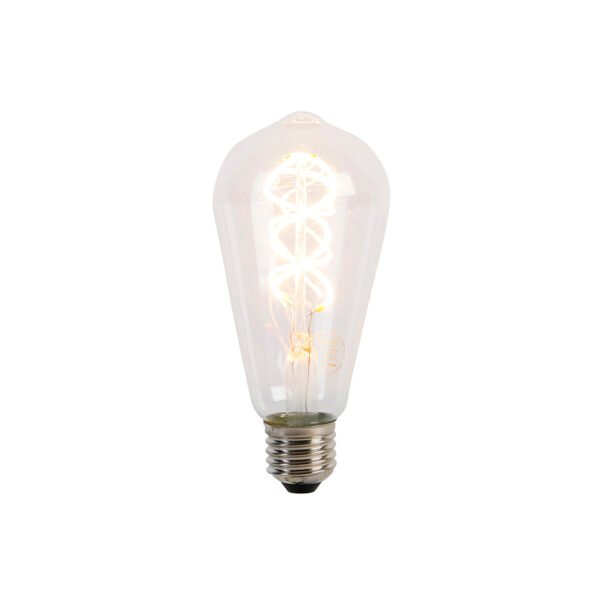 Sada 5 ks E27 LED žiarovka so špirálovým vláknom ST64 5W 400 lm 2200K - Image 2