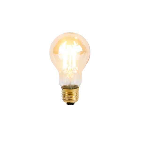 Sada 5 stmievateľných LED žiaroviek E27 s 3-stupňovým stmievaním A60 Goldline 5W 530lm 2200K - Image 2