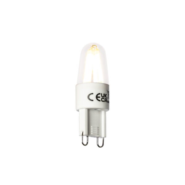 Sada 5 LED vláknových žiaroviek G9 1,8 W 170 lm 2300 K