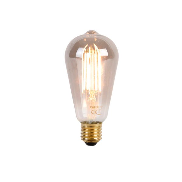 Sada 2 smart E27 LED svietidiel ST64 dymová 7W 400 lm 1800K - Image 2