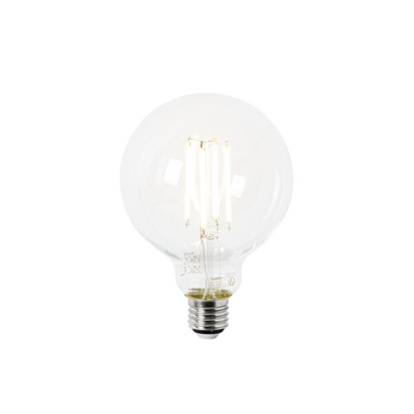 Sada 5 LED žiaroviek E27 G95 číre 2,2 W 470 lm 2700 K - Image 2