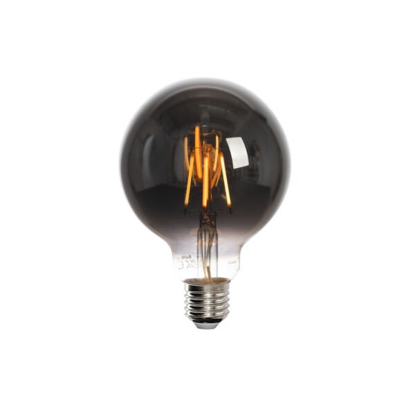 Sada 5 inteligentných LED žiaroviek E27 G95 dymové 4W 60lm 1800-3000K - Image 2