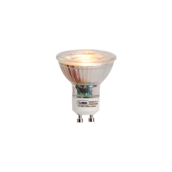 Sada 5 ks GU10 LED žiaroviek plameňové vlákno 1W 80 lm 2200K - Image 2