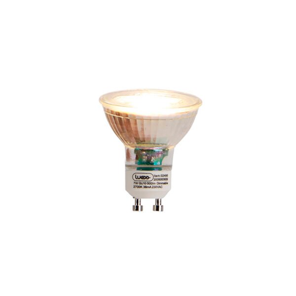 Sada 7 stmievateľných LED žiaroviek GU10 7W 500 lm 2700K - Image 2