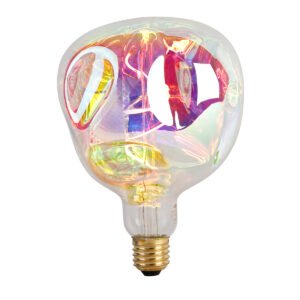 E27 stmievateľná LED lampa G125 rainbow 4W 200 lm 1800K