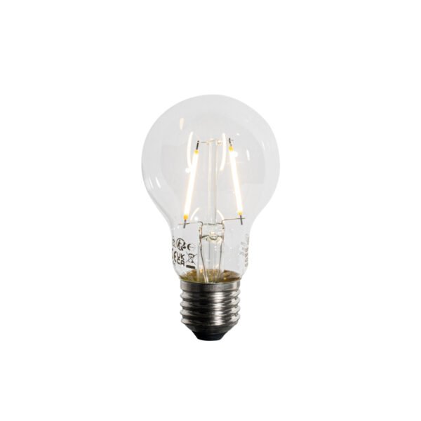 Sada 5 ks E27 LED žiarovka A60 Lux senzor 2,5W 250lm 2200K - Image 2