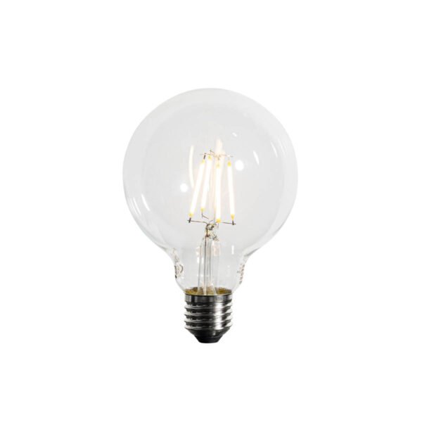 Sada 5 stmievateľných LED žiaroviek E27 s 3 stupňami G95 4W 450 lm 2700K - Image 2
