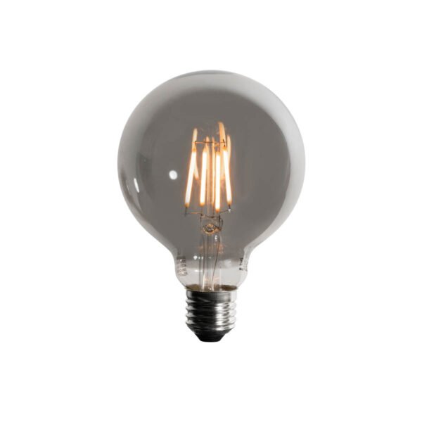 Sada 5 stmievateľných LED žiaroviek E27 dymová G95 5W 200 lm 1900K - Image 2