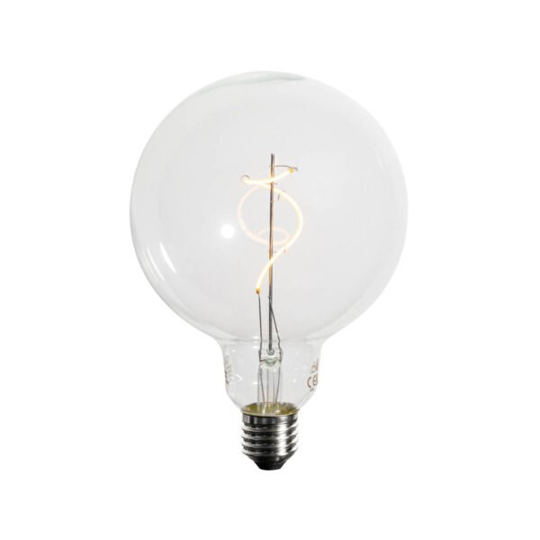 Sada 5 stmievateľných LED žiaroviek E27 so špirálovým vláknom G125 4W 270 lm 2200K - Image 2