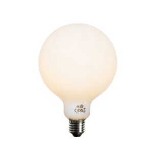 Sada 5 ks E27 3-stupňová stmievateľná LED žiarovka opálová G125 4W 450lm 2700K
