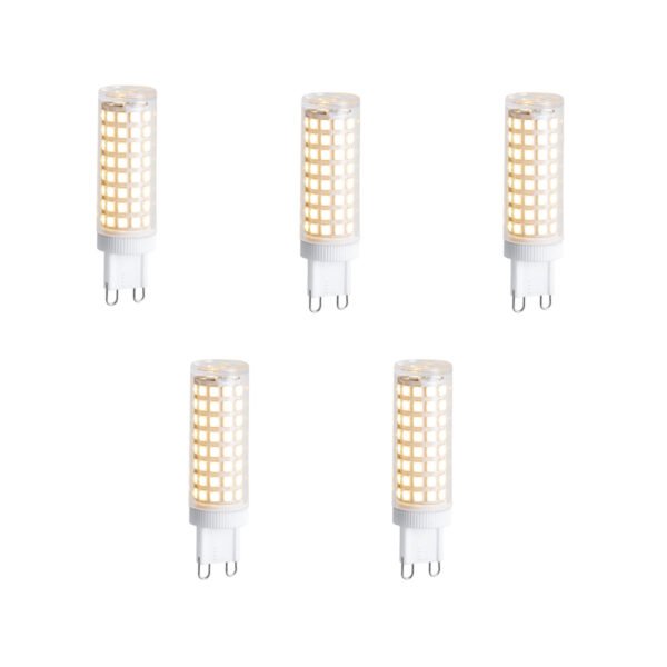 Sada 5 stmievateľných LED žiaroviek G9 5,5 W 500 lm 2700 K
