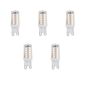 Sada 5 stmievateľných LED žiaroviek G9 1,2 W 100 lm 2700 K