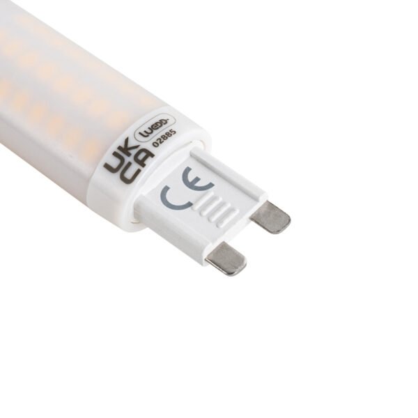 Sada 5 stmievateľných LED žiaroviek G9 s 3-stupňovým stmievaním, opálové, 4,5 W, 500 lm, 4000 K - Image 2