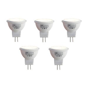 Sada 5 LED žiaroviek G4 MR11 2,7 W 210 lm 3000 K 12 V