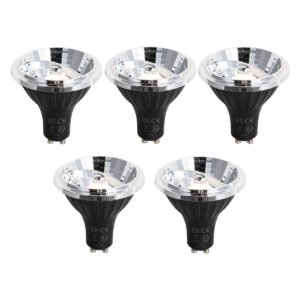 Sada 5 GU10 3-krokových stmievateľných LED žiaroviek 70 mm 6,5 W 600 lm 2700 K