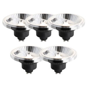 Sada 5 stmievateľných LED žiaroviek GU10 111 mm 10,5 W 770 lm 3000 K