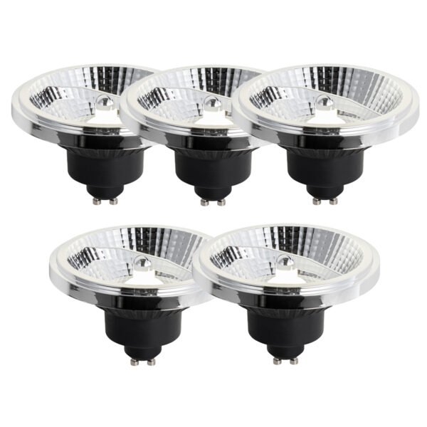 Sada 5 stmievateľných LED žiaroviek GU10 111 mm 10,5 W 770 LM 4000 K