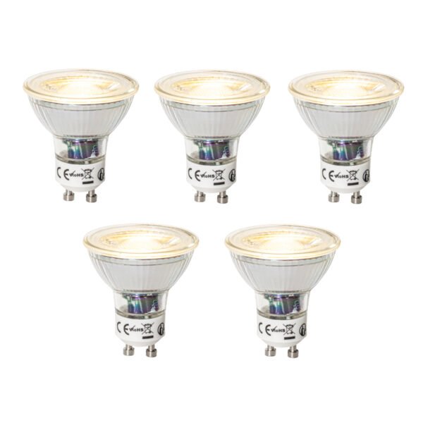 Sada 5 stmievateľných LED žiaroviek GU10 7W 600 lm 2700K