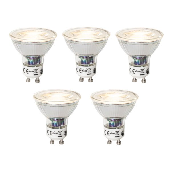 Sada 5 stmievateľných LED žiaroviek GU10 7W 600 lm 3000K