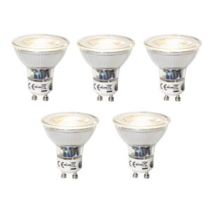Sada 5 stmievateľných LED žiaroviek GU10 s 3-krokovým stmievaním 7W 600 lm 2700K