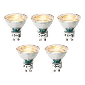 Sada 5 GU10 3-krokovo stmievateľných LED žiaroviek 6W 460 lm 2000 - 6000K