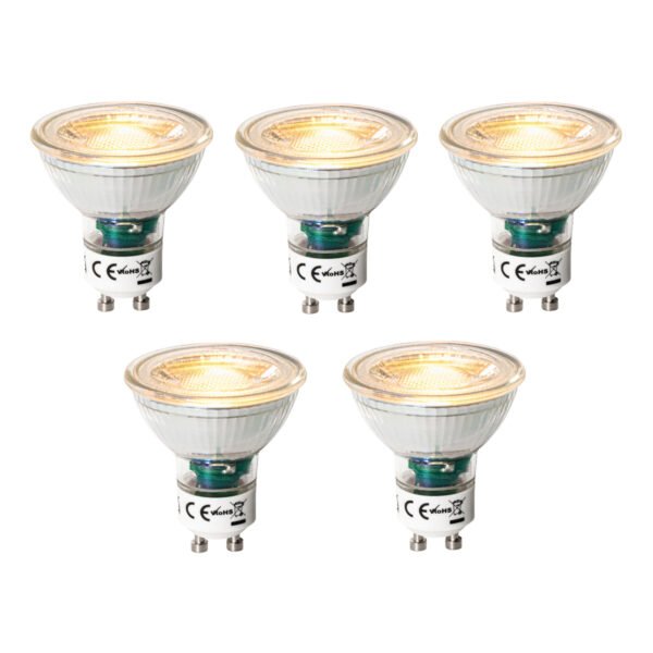 Sada 5 GU10 3-krokovo stmievateľných LED žiaroviek 6W 460 lm 2000 - 6000K