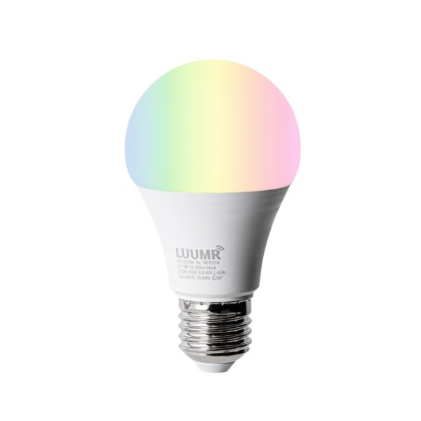 Sada 5 ks Inteligentné LED žiarovky E27 A60 matné RGBW 9W 806lm 2700-6500K - Image 2