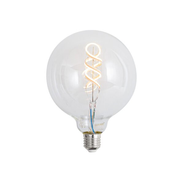 Inteligentné stmievateľné LED žiarovky E27 G125 RGBW 4W 250lm 2700K - Image 2