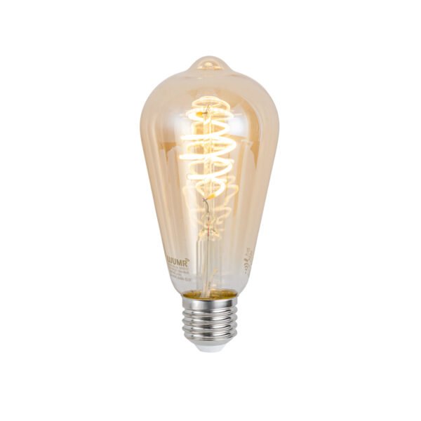 Sada 5 ks Inteligentné stmievateľné LED žiarovky E27 ST64 Jantárová 4,9 W 320 lm 2500 K - Image 2