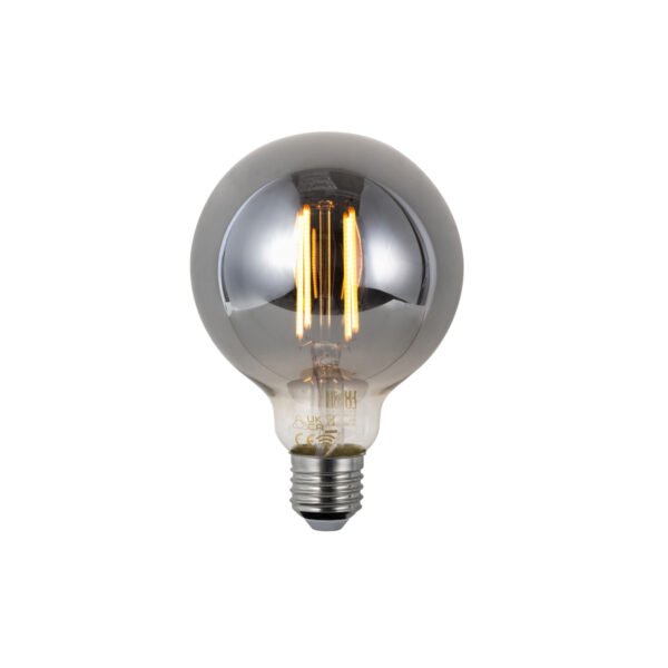 Sada 5 ks Inteligentné stmievateľné LED žiarovky E27 G95 dymové 4,9 W 150 lm 1800 K - Image 2