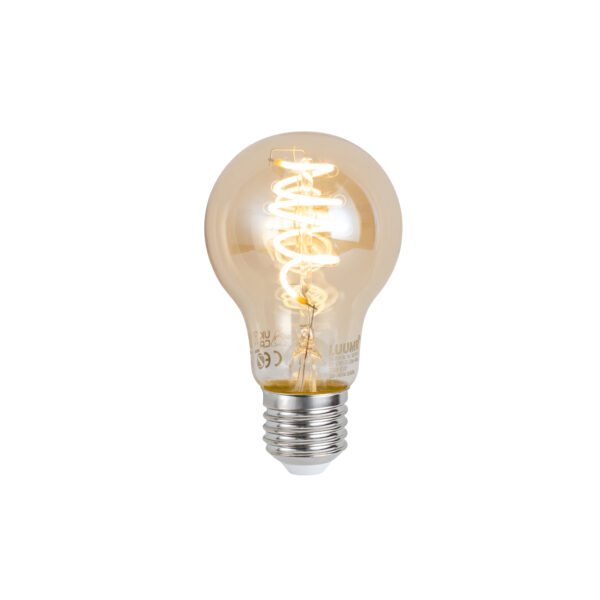 Sada 5 ks Inteligentná stmievateľná LED žiarovka E27 A60 Jantárová 4,9 W 320 lm 2500 K - Image 2