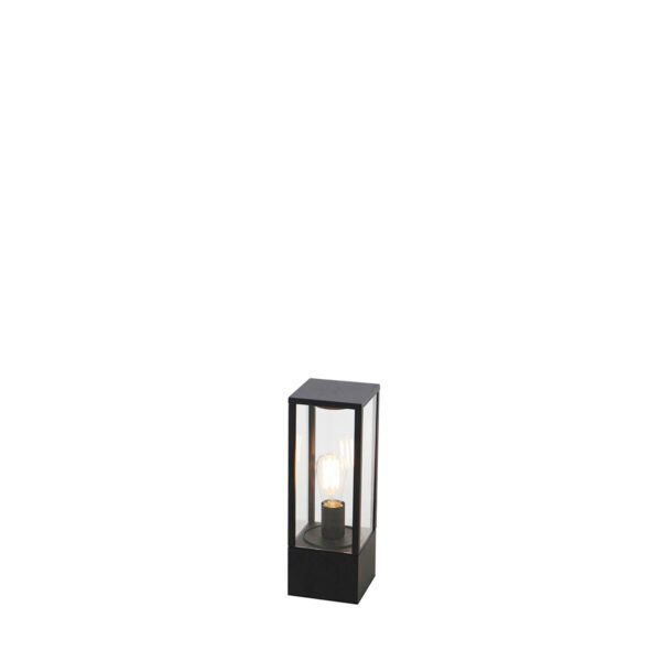 Priemyselná stojaca lampa čierna 40 cm IP44 - Charlois