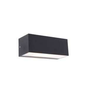 Moderná nástenná lampa čierna IP65 - Houks