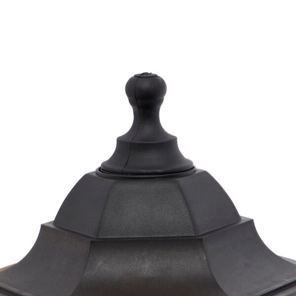 Klasická vonkajšia nástenná lampa čierna s pohybovým senzorom - New Haven - Image 2