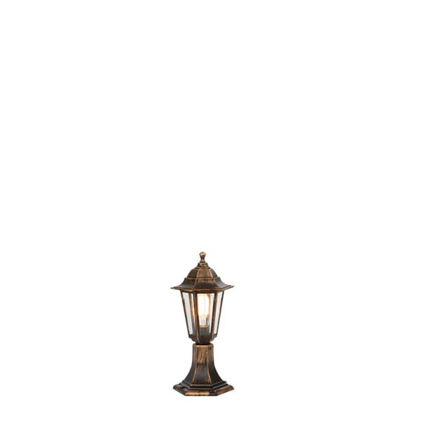 Vonkajšia lampa starožitné zlato 42 cm IP44 - New Haven