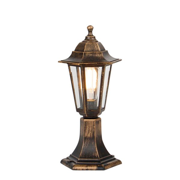 Vonkajšia lampa starožitné zlato 42 cm IP44 - New Haven - Image 2
