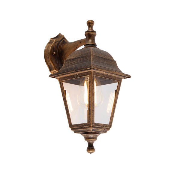 Vonkajšia nástenná lampa starožitné zlato IP44 - Capital - Image 2