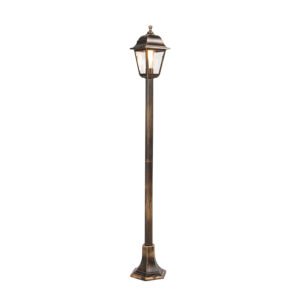 Klasická lampa s lampášom starožitné zlato 122 cm IP44 - Capital
