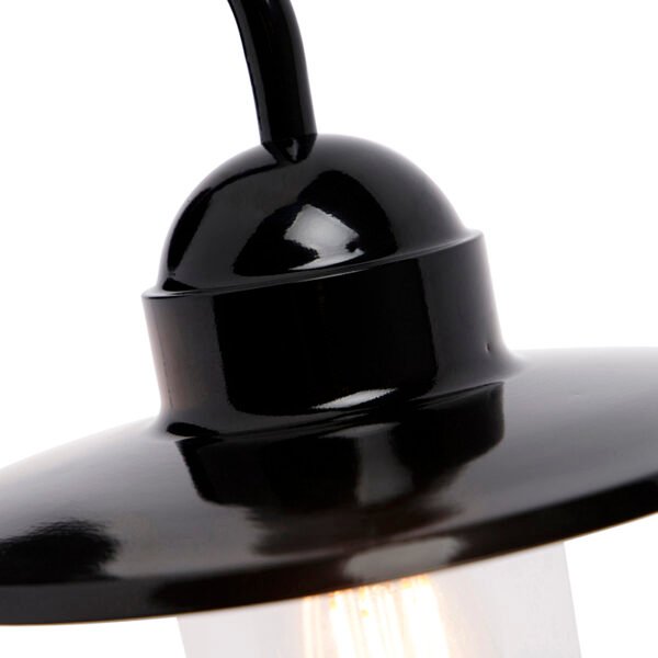Moderná vonkajšia nástenná lampa čierna IP44 - Kansas - Image 2