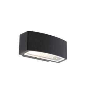 Moderná vonkajšia nástenná lampa čierna IP44 - Latina