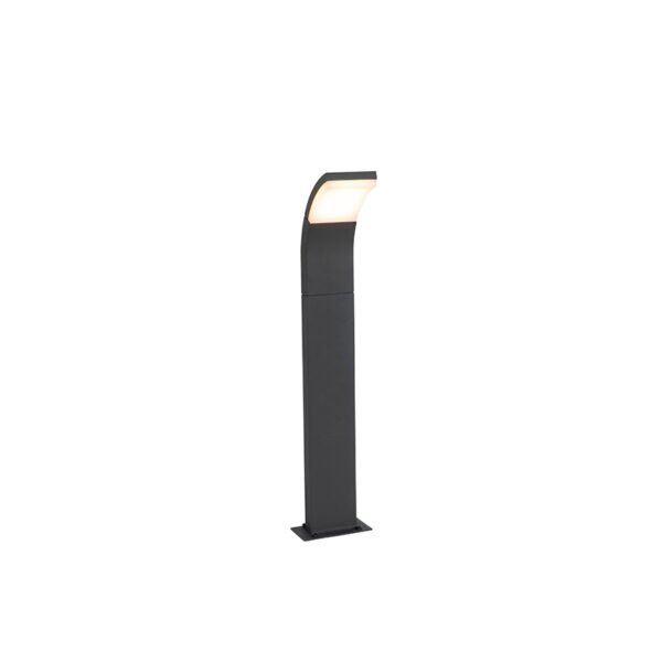 Moderný vonkajší stĺpik antracit 60 cm vrátane LED IP54 - Litt