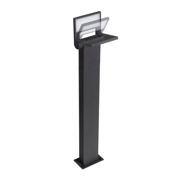 Moderný vonkajší stĺpikový svietidlo antracit 60 cm vrátane LED IP54 - Zane - Image 2