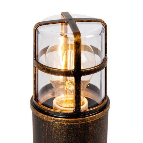 Vintage stojaca lampa do exteriéru starožitné zlato IP54 50 cm - Kiki - Image 2