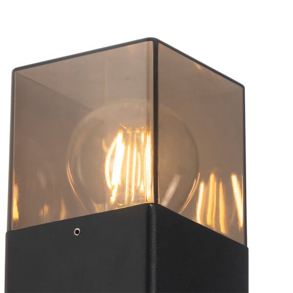 Vonkajšia nástenná lampa čierna IP44 s čidlom súmraku - Denmark - Image 2